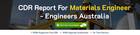 Get CDR Report For Materials Engineer - Engineers Australia