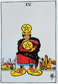 4 Of Pentacles : Meaning of Tarot Card | Predict My Future