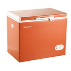 The solar chest freezer has 8 cubic feet of storage space