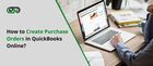 How do you generate purchase orders in Quickbooks online?